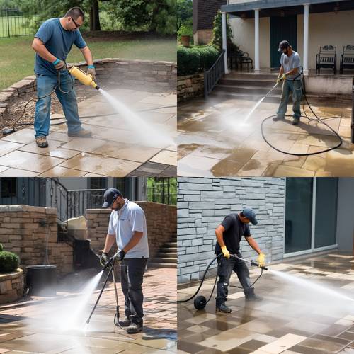 Pressure Washing Before And After