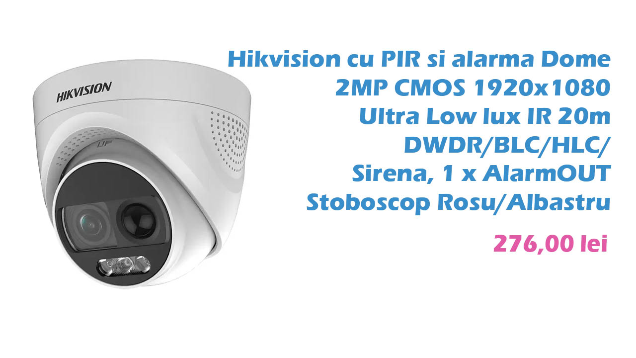 Instalarea și configurarea camerelor de supraveghere CCTV